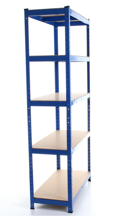 1.8M 5 Tier Metal Shelving Unit - Blue