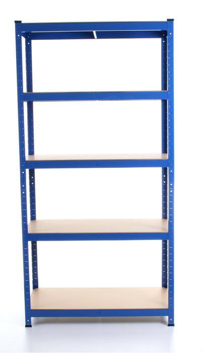 1.8M 5 Tier Metal Shelving Unit - Blue