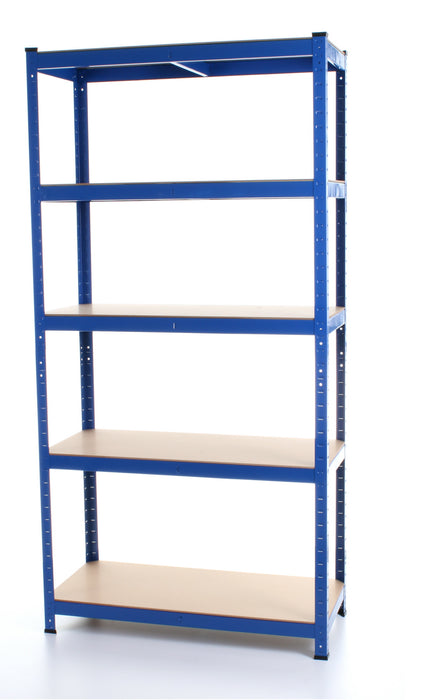 1.8M 5 Tier Metal Shelving Unit - Blue