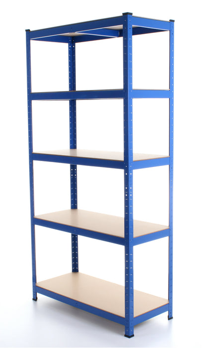 1.8M 5 Tier Metal Shelving Unit - Blue