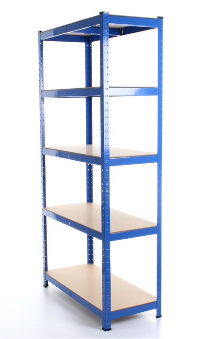 1.8M 5 Tier Metal Shelving Unit - Blue