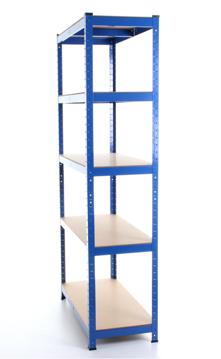 1.8M 5 Tier Metal Shelving Unit - Blue