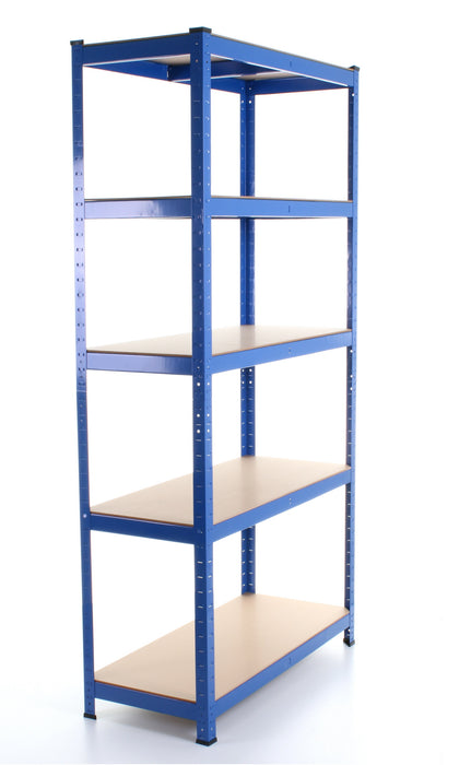 1.8M 5 Tier Metal Shelving Unit - Blue