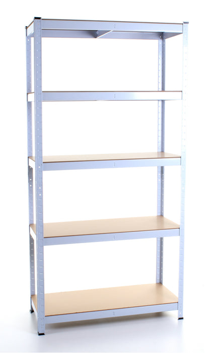 1.8M 5 Tier Metal Shelving Unit - White