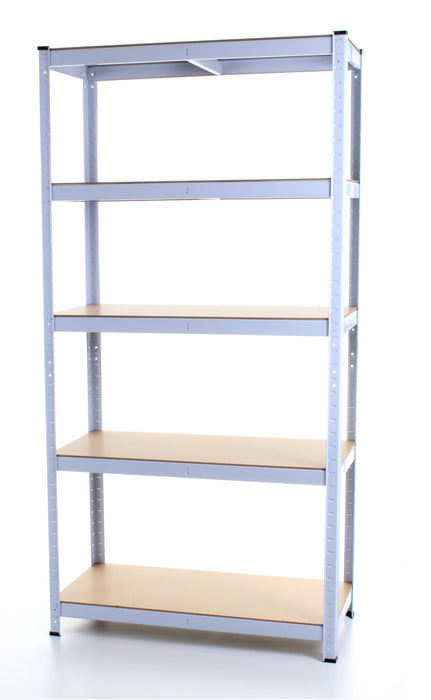 1.8M 5 Tier Metal Shelving Unit - White