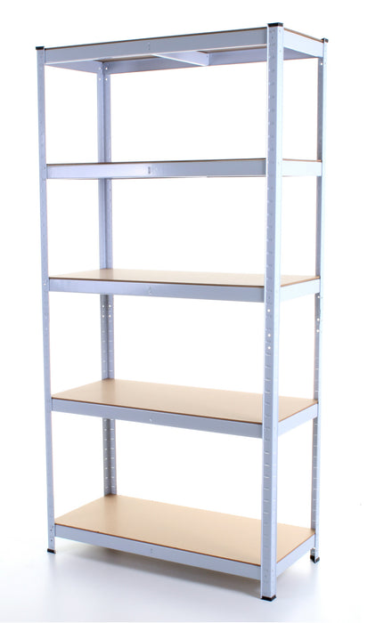 1.8M 5 Tier Metal Shelving Unit - White