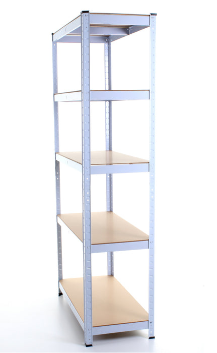 1.8M 5 Tier Metal Shelving Unit - White