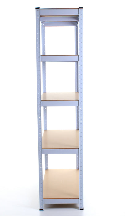1.8M 5 Tier Metal Shelving Unit - White