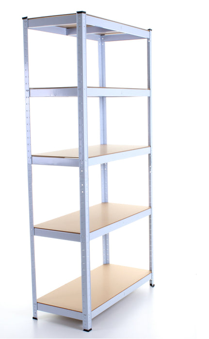 1.8M 5 Tier Metal Shelving Unit - White