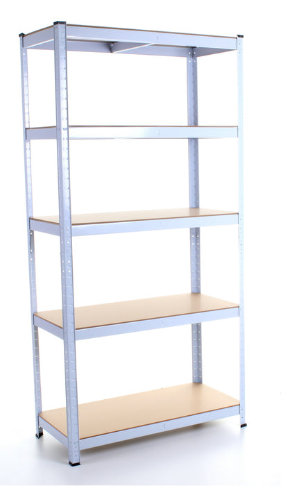 1.8M 5 Tier Metal Shelving Unit - White