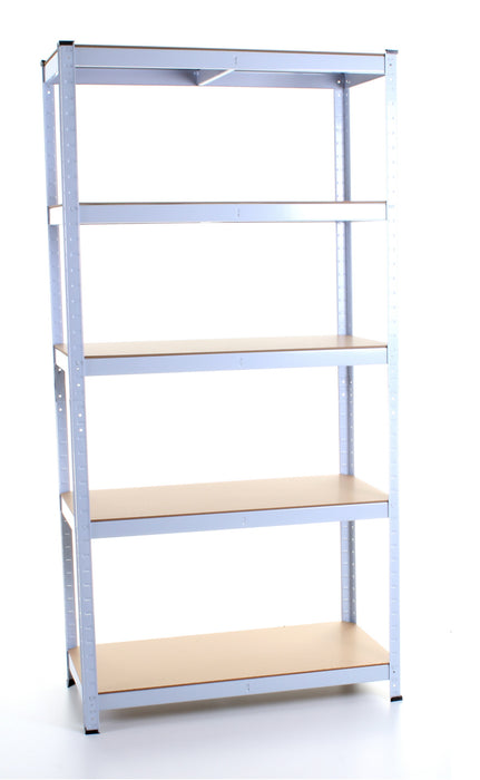 1.8M 5 Tier Metal Shelving Unit - White