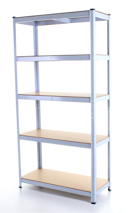 1.8M 5 Tier Metal Shelving Unit - White