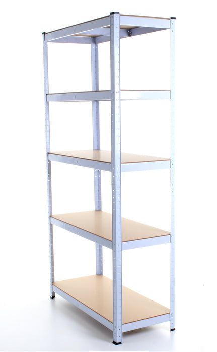 1.8M 5 Tier Metal Shelving Unit - White