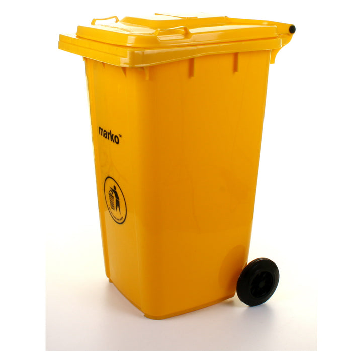 240L Wheelie Bin - Yellow