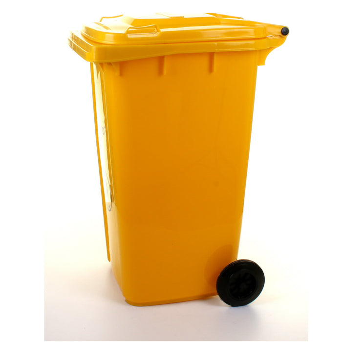 240L Wheelie Bin - Yellow