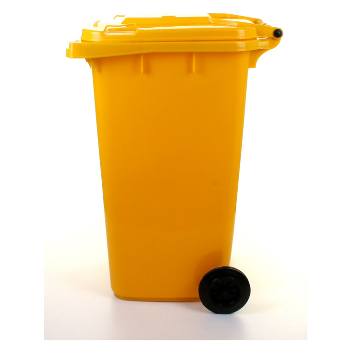 240L Wheelie Bin - Yellow