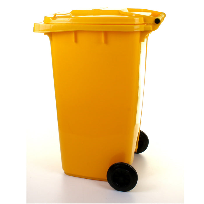 240L Wheelie Bin - Yellow