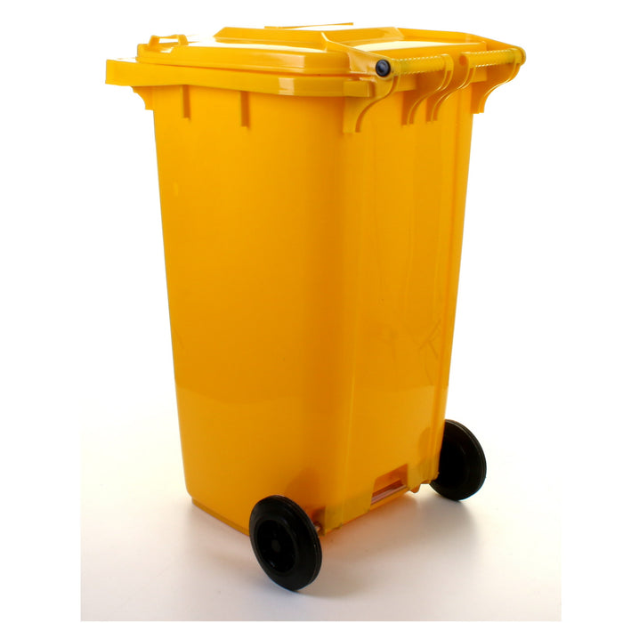 240L Wheelie Bin - Yellow