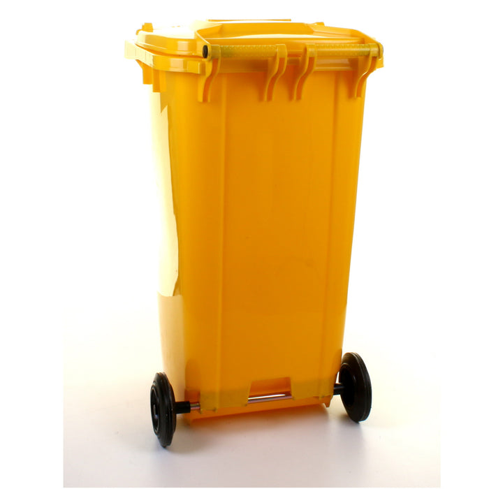 240L Wheelie Bin - Yellow