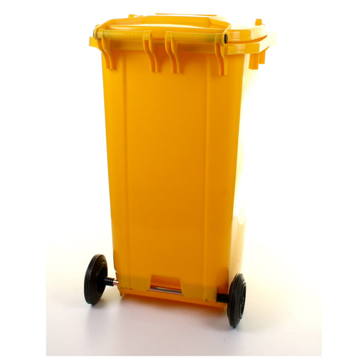 240L Wheelie Bin - Yellow