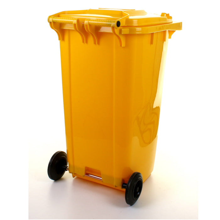 240L Wheelie Bin - Yellow