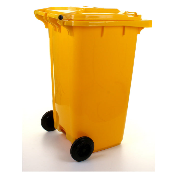 240L Wheelie Bin - Yellow