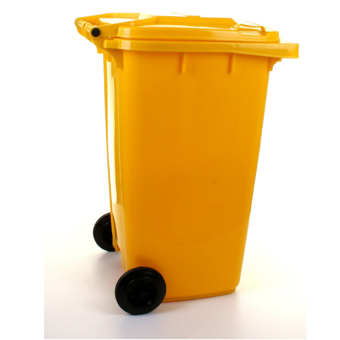 240L Wheelie Bin - Yellow