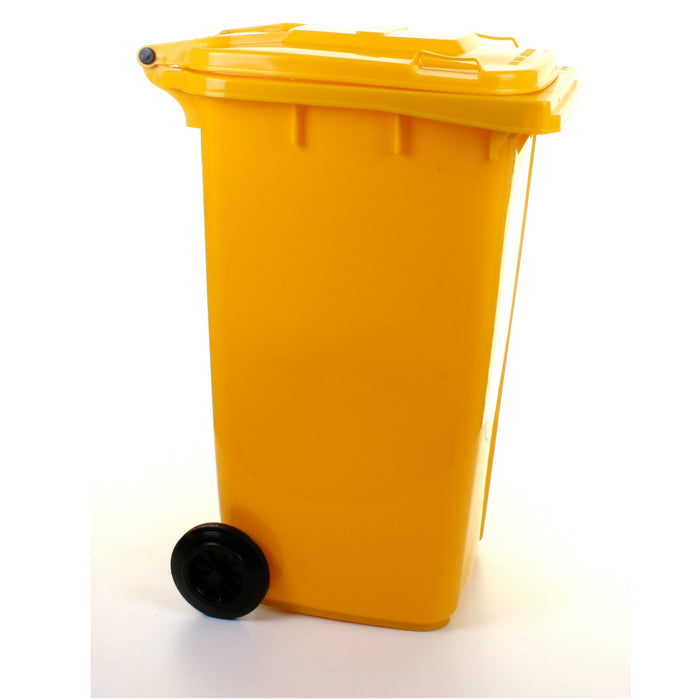 240L Wheelie Bin - Yellow