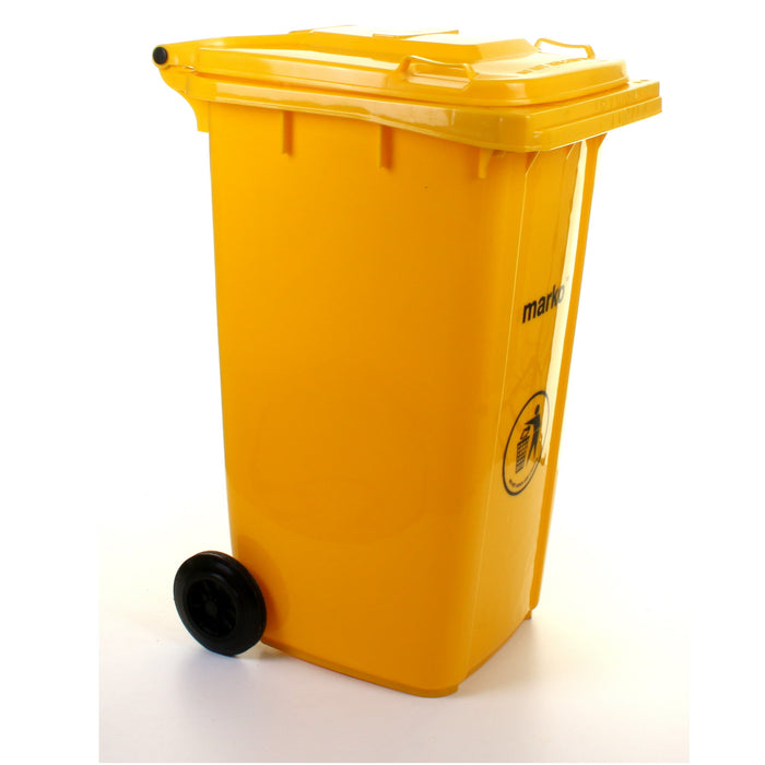 240L Wheelie Bin - Yellow