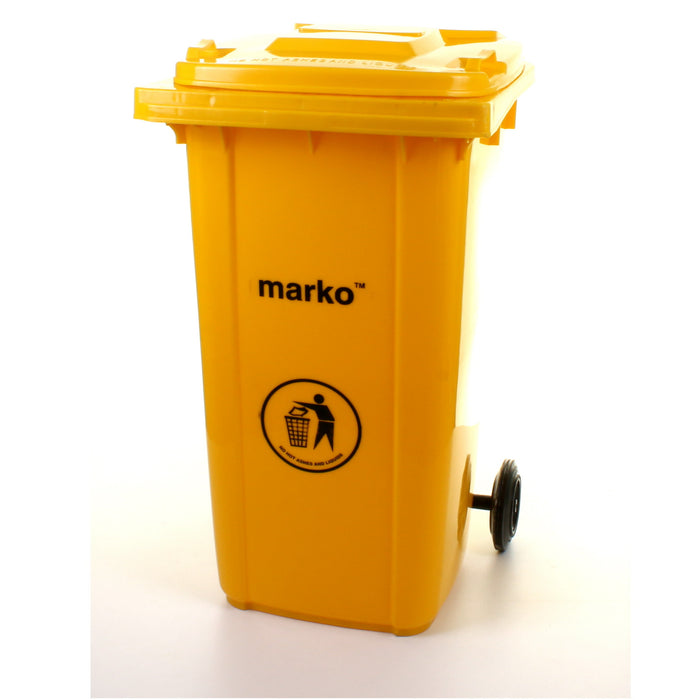 240L Wheelie Bin - Yellow