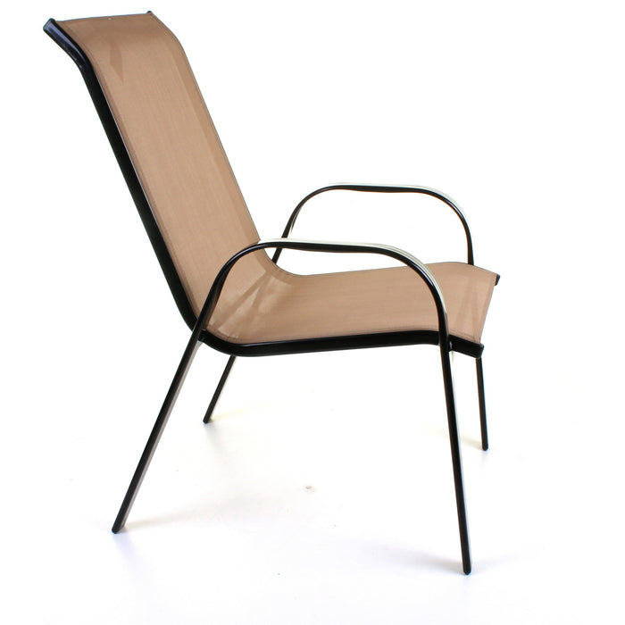 Cream Textoline Garden Chair