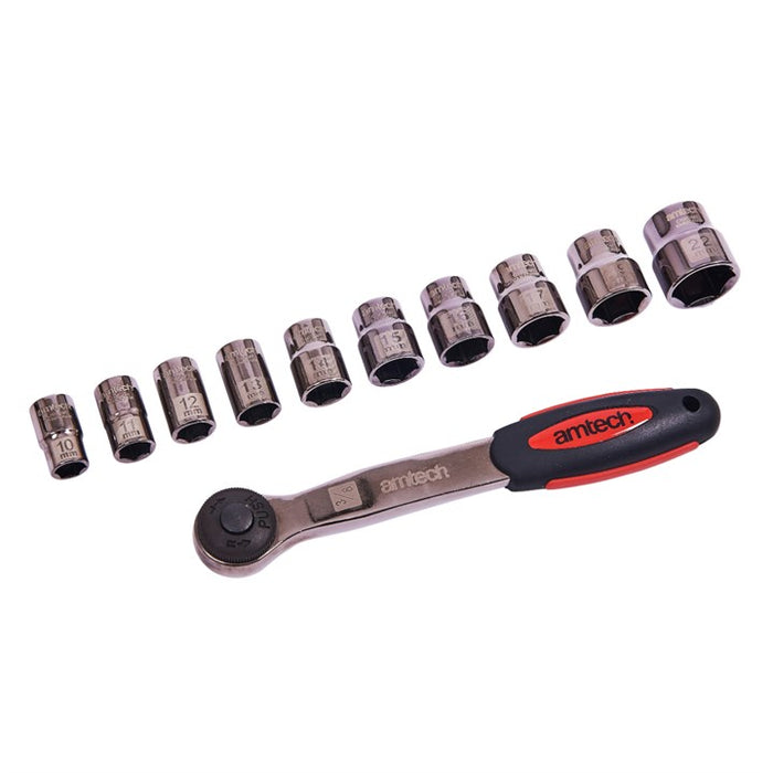 Sockets 11 piece 3/8"
