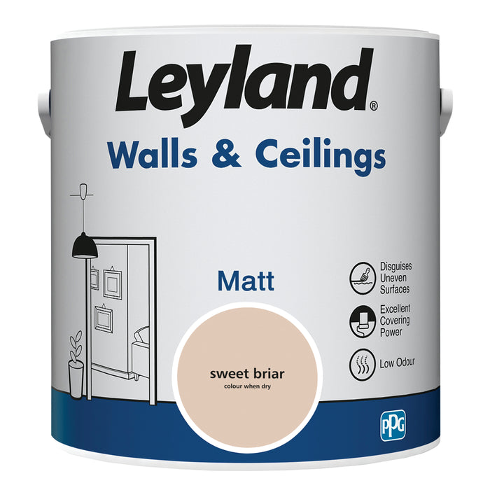 Leyland  Walls & Ceilings Matt Sweet Briar 2.5L