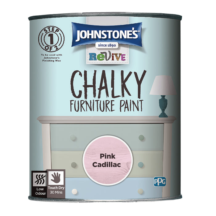 Johnstone's Chalky Furniture Pink Cadillac 750ml