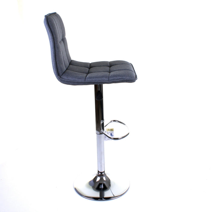 Aosta Bar Stool - Grey - Set of 2