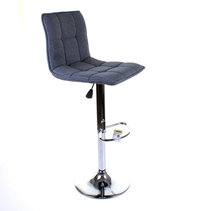 Aosta Bar Stool - Grey - Set of 2