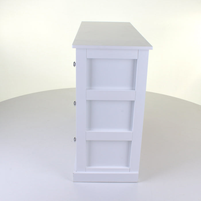 9 Drawer White Chest