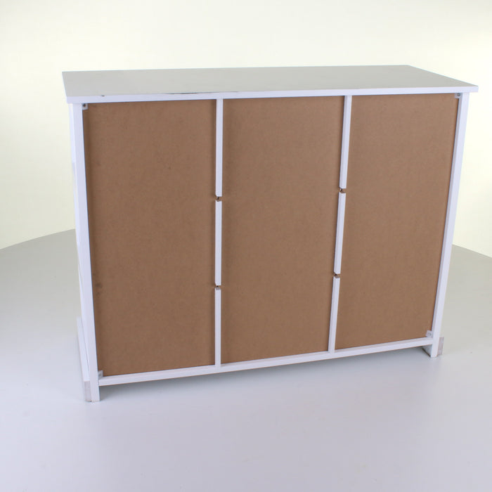 9 Drawer White Chest