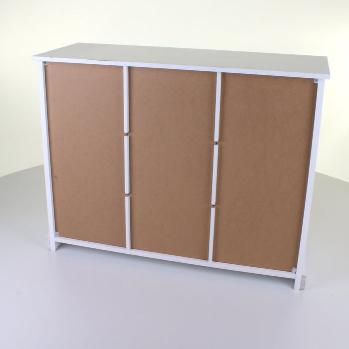 9 Drawer White Chest