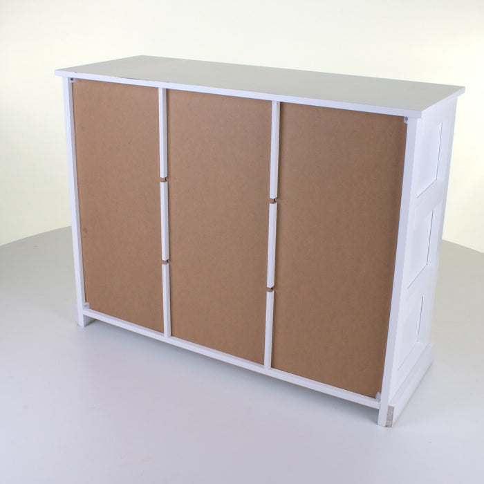 9 Drawer White Chest