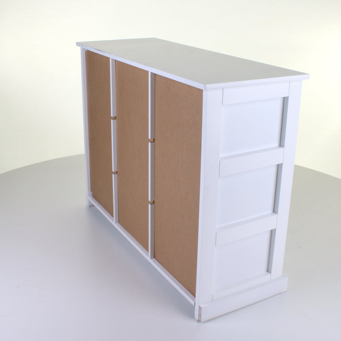 9 Drawer White Chest