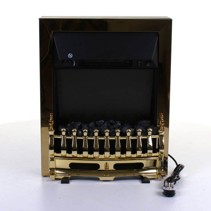 2000W Electric Fireplace - Gold