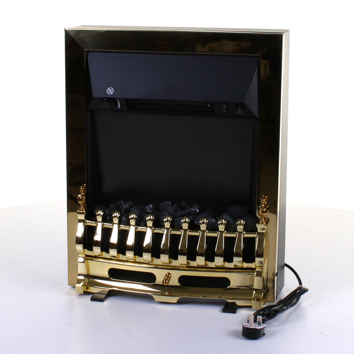 2000W Electric Fireplace - Gold