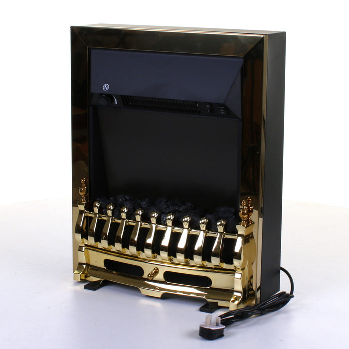 2000W Electric Fireplace - Gold