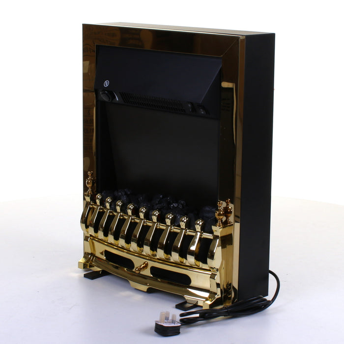 2000W Electric Fireplace - Gold