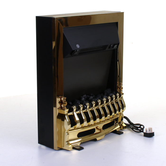 2000W Electric Fireplace - Gold