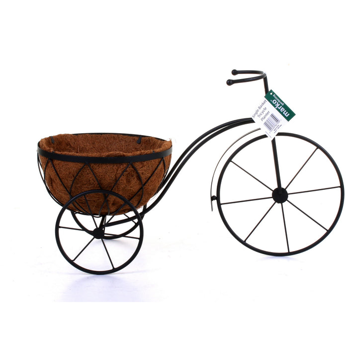 Single Basket Tricycle Planter
