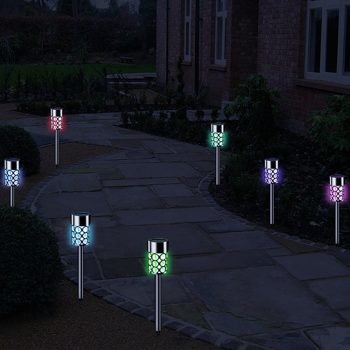 Solar Crystal Stake Lights 4pc