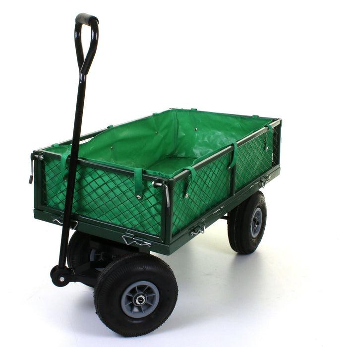 Mesh Garden Cart with Lining