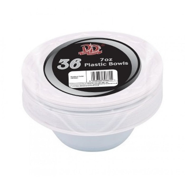 36pc 7oz Plastic Bowls